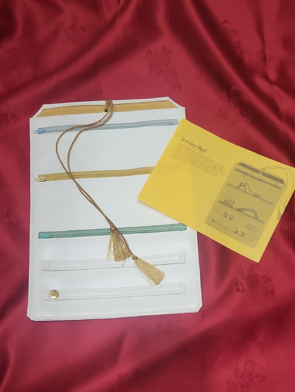 Vtg New Amity Jewelry Roll